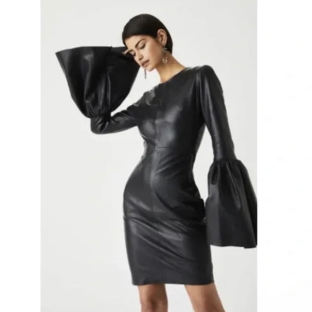 Atoir Solace Leather Dress US size 10